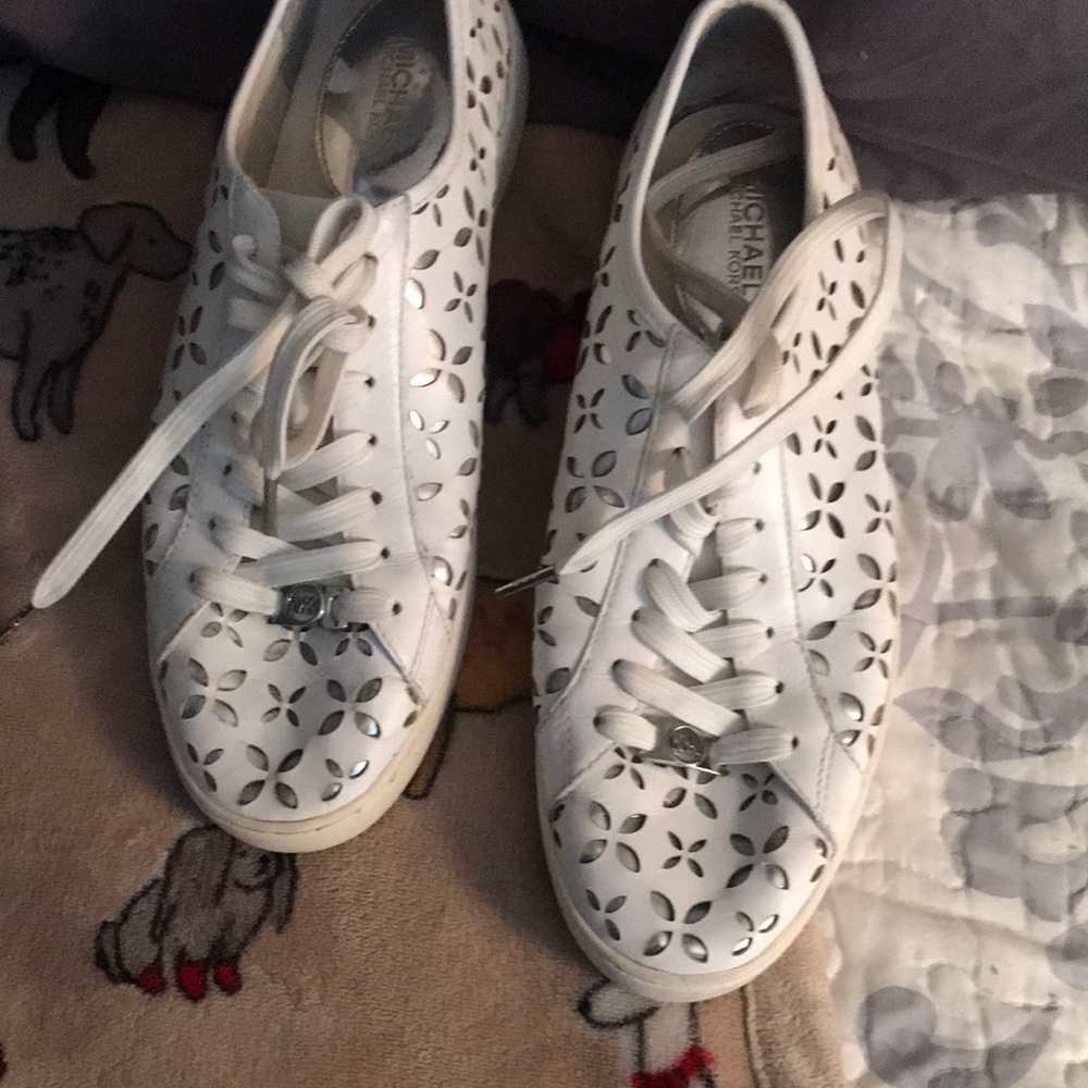 Michael Kors Leather Sneakers Size 9